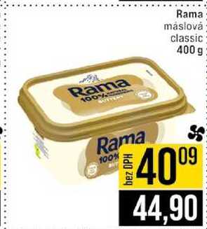 Rama máslová classic 400 g