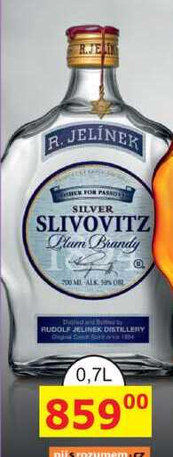 R. JELÍNEK SLIVOVITZ Plam Brandy 700 ML