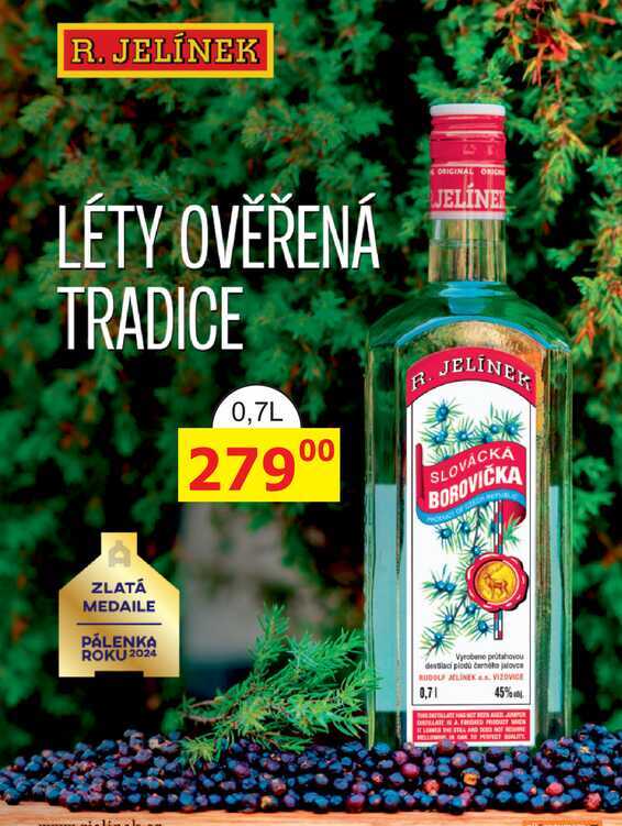 R. JELÍNEK SLOVÁCKÁ BOROVIČKA 0,7L