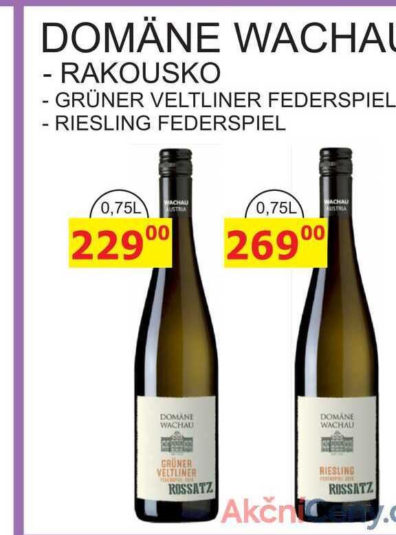 DOMÄNE WACHAU -RIESLING FEDERSPIEL 0,75L 