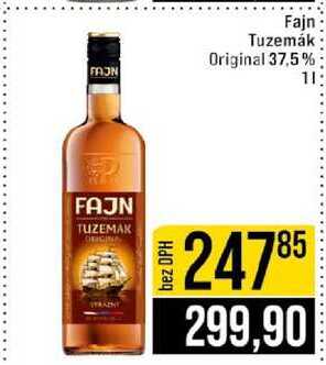 Fajn Tuzemák Original 37,5% 1 l