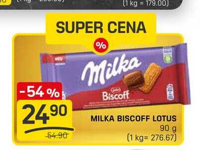 MILKA BISCOFF LOTUS 90 g