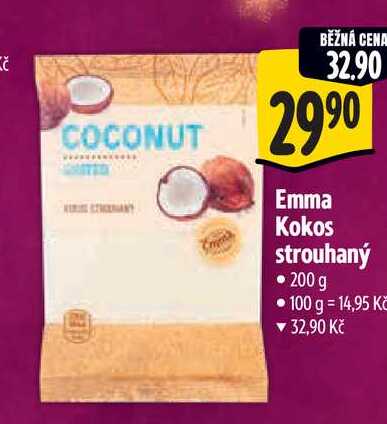 Emma Kokos strouhaný 200 g