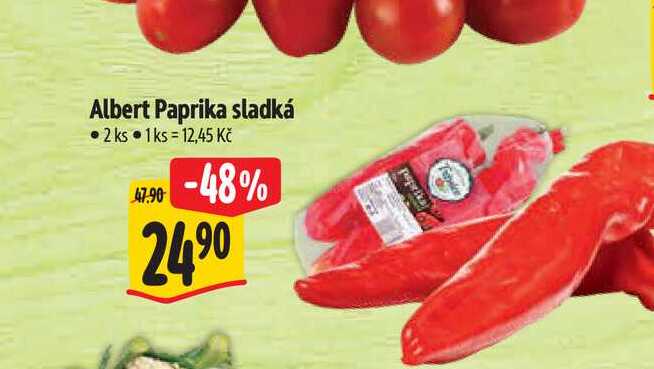 Albert Paprika sladká  2 ks  