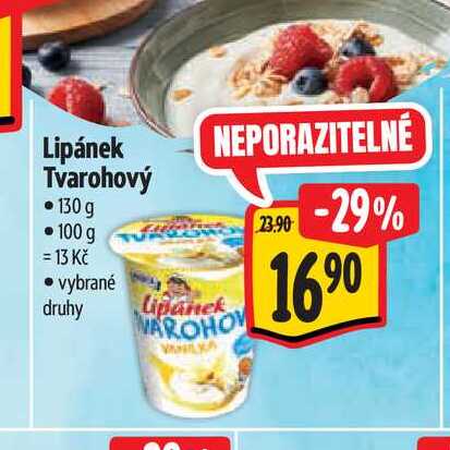 Lipánek Tvarohový 130 g   