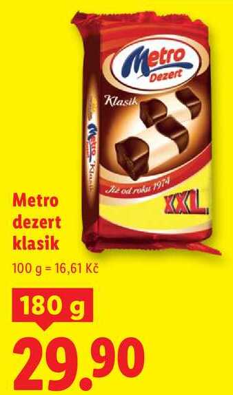 Metro Dezert Klasik, 180 g