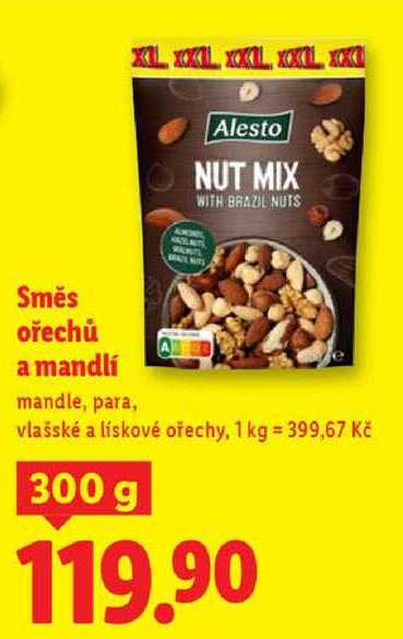 Směs ořechů a mandlí, 300 g