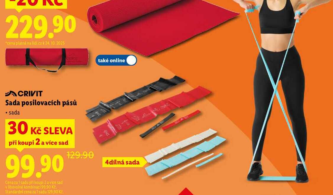 Sada posilovacích pásů