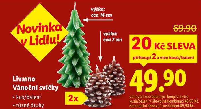 Livarno Vánoční svíčky