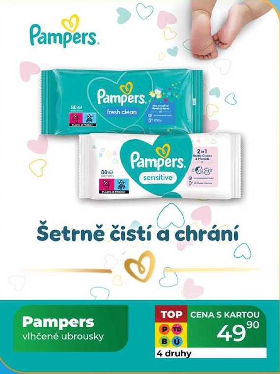 Pampers vlhčené ubrousky