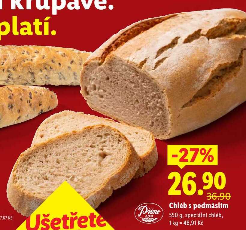 Chléb s podmáslím, 550 g