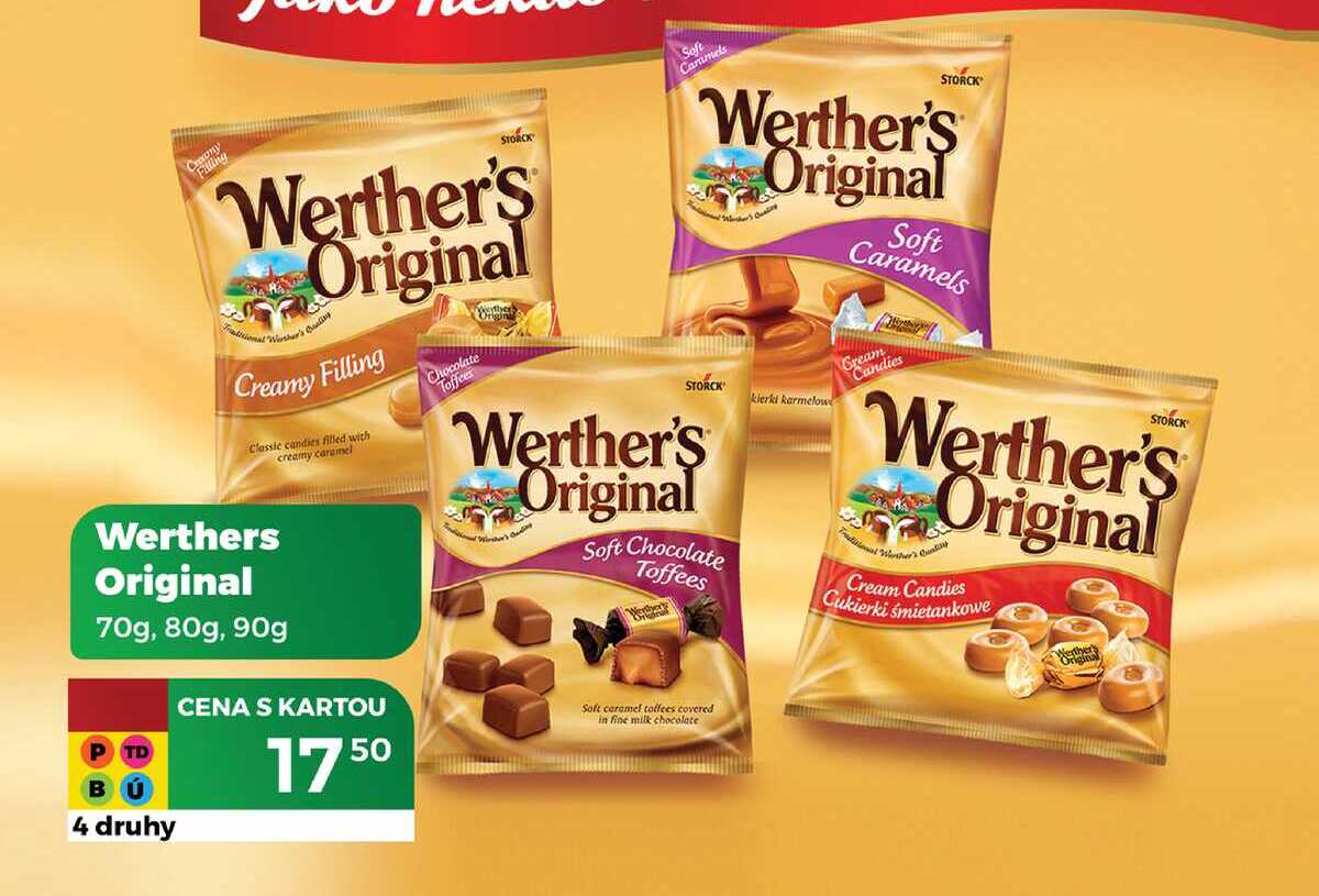 Werthers Original 70g, 80g, 90g  