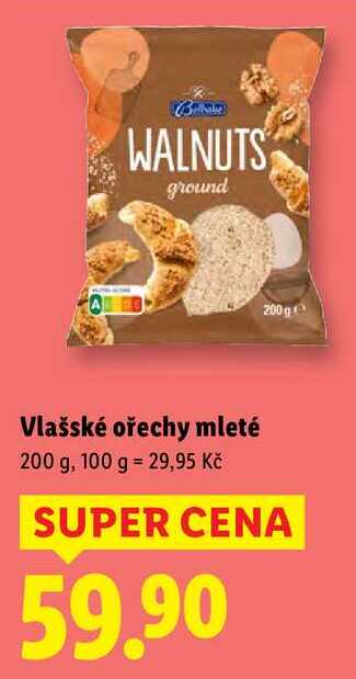 Vlašské ořechy mleté, 200 g