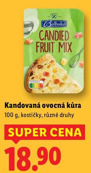 Kandovaná ovocná kůra, 100 g