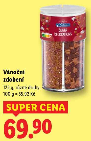 Vánoční zdobení, 125 g