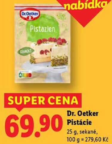 Dr. Oetker Pistácie, 25 g