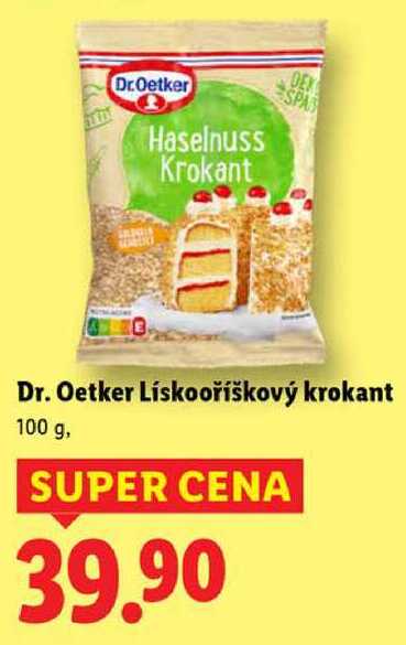 Dr. Oetker Lískooříškový krokant, 100 g