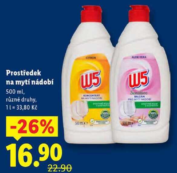 Prostředek na mytí nádobí, 500 ml