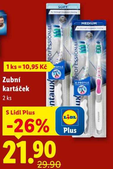 Zubní kartáček, 2 ks