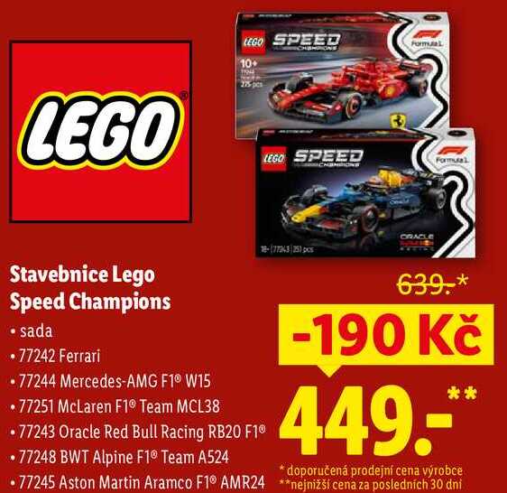 Stavebnice Lego Speed Champions 