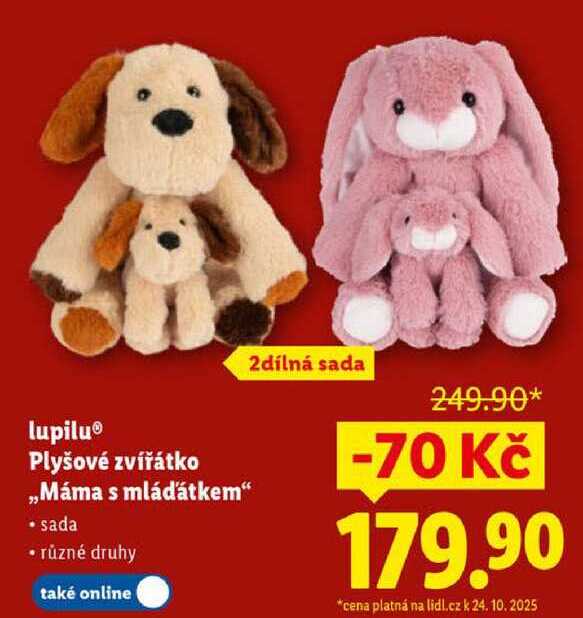 lupilu Plyšové zvířátko ,,Máma s mláďátkem"