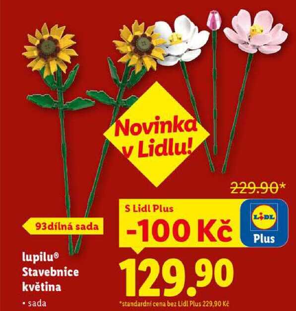lupilu Stavebnice květina 