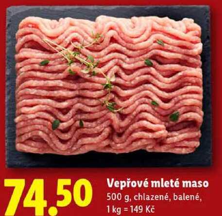Vepřové mleté maso, 500 g