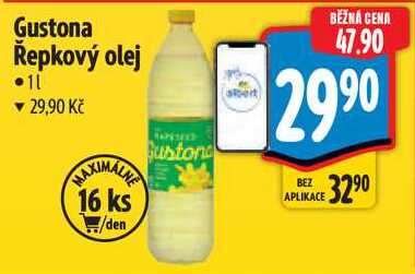Gustona Řepkový olej, 1 l