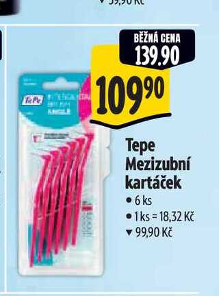 Tepe Mezizubní kartáček 6 ks