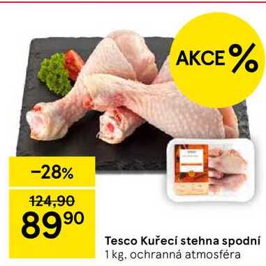 Tesco Kuřecí stehna spodní, 1 kg