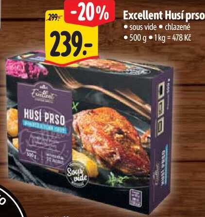 Excellent Husí prso, 500 g