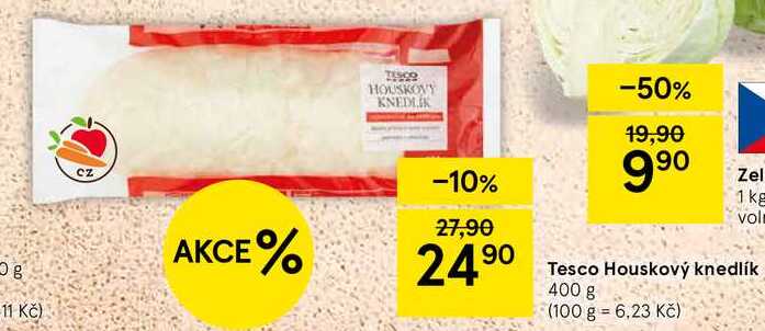 Tesco Houskový knedlík, 400 g