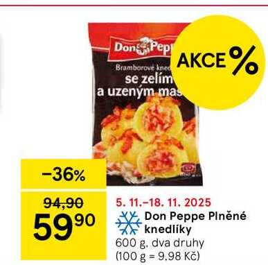 Don Peppe Plněné knedlíky, 600 g