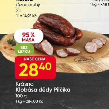 Krásno Klobása dědy Pilčíka 100 g