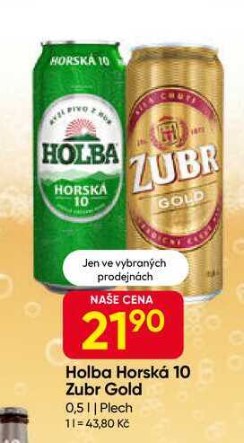 Holba Horská 10 0,5l plech