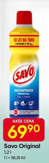 Savo Original dezinfekční prostředek 1,2l
