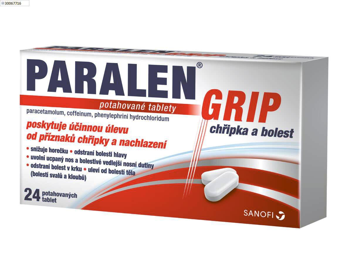 Paralen Grip Chřipka A Bolest 24 tablet