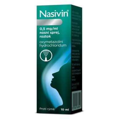 Nasivin 0,5mg/ml nosní sprej  10ml