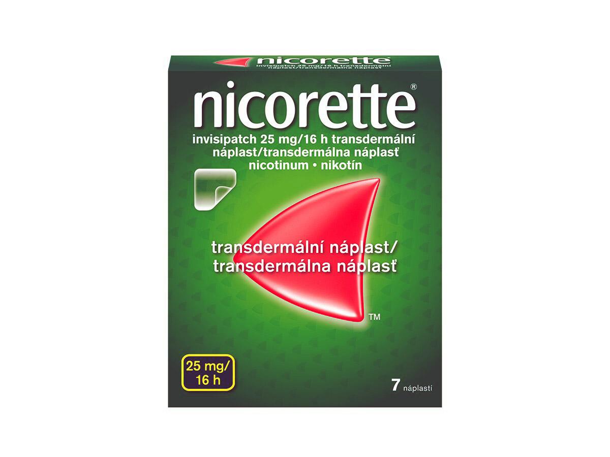 Nicorette Invisipatch 25mg/16h transdermální náplast 7ks