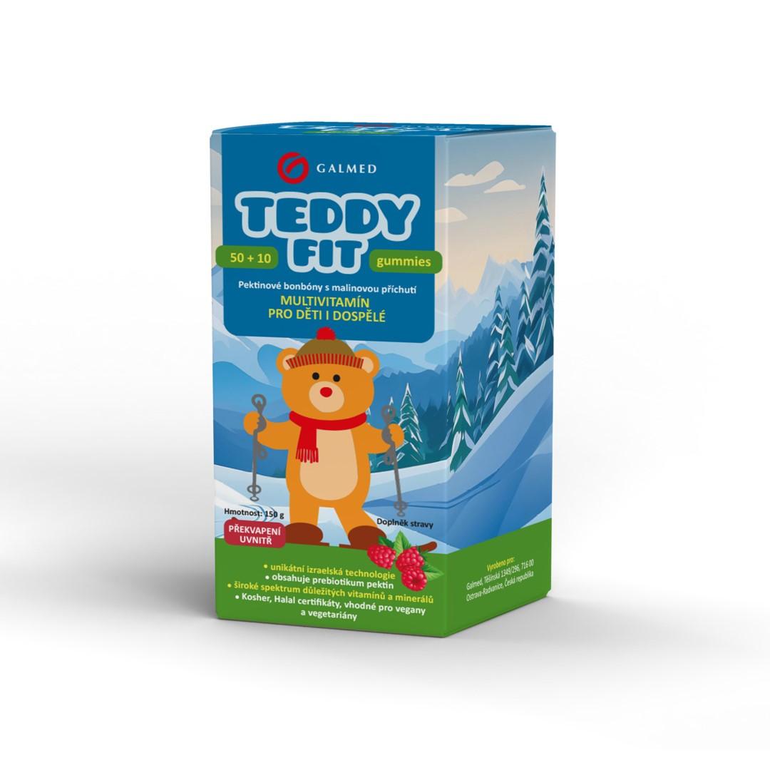 TeddyFit gummies 50+10 kusů navíc Lyžař Galmed