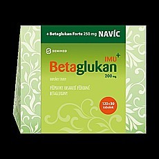 Betaglukan IMU+ 200 mg + FORTE+ 250 mg 120 + 30 tobolek NAVÍC