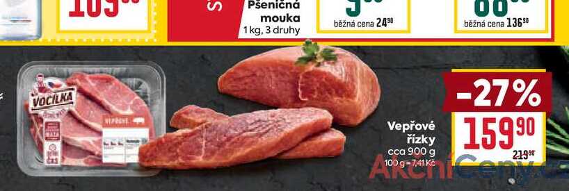 Vepřové řízky cca 900 g