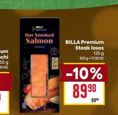 BILLA Premium Steak losos 125 g