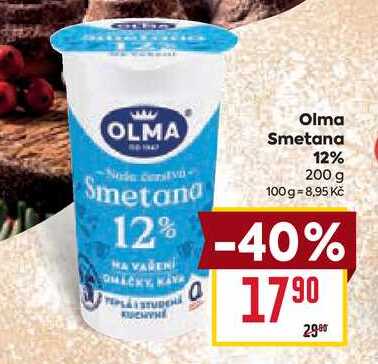 Olma Smetana 12% 200 g