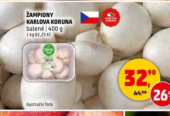 ŽAMPIONY KARLOVA KORUNA, 400 g 