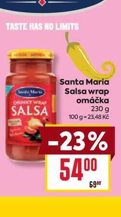 Santa Maria Salsa wrap omáčka 230 g 