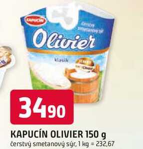 KAPUCÍN OLIVIER 150 g