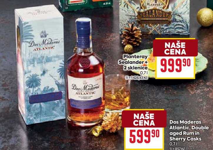 Dos Maderas Atlantic, Double aged Rum in Sherry Casks 0,7l