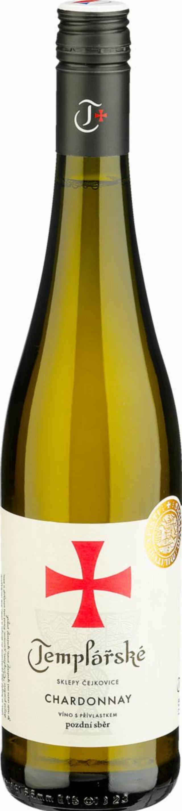 Templářské sklepy Víno Chardonnay