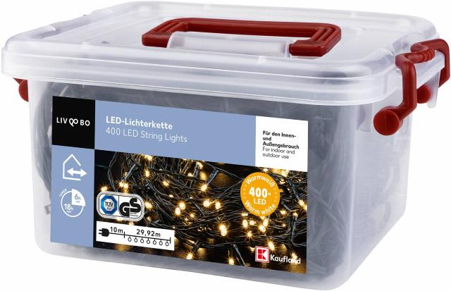Liv&Bo LED Světelný řetěz 400 LED diod